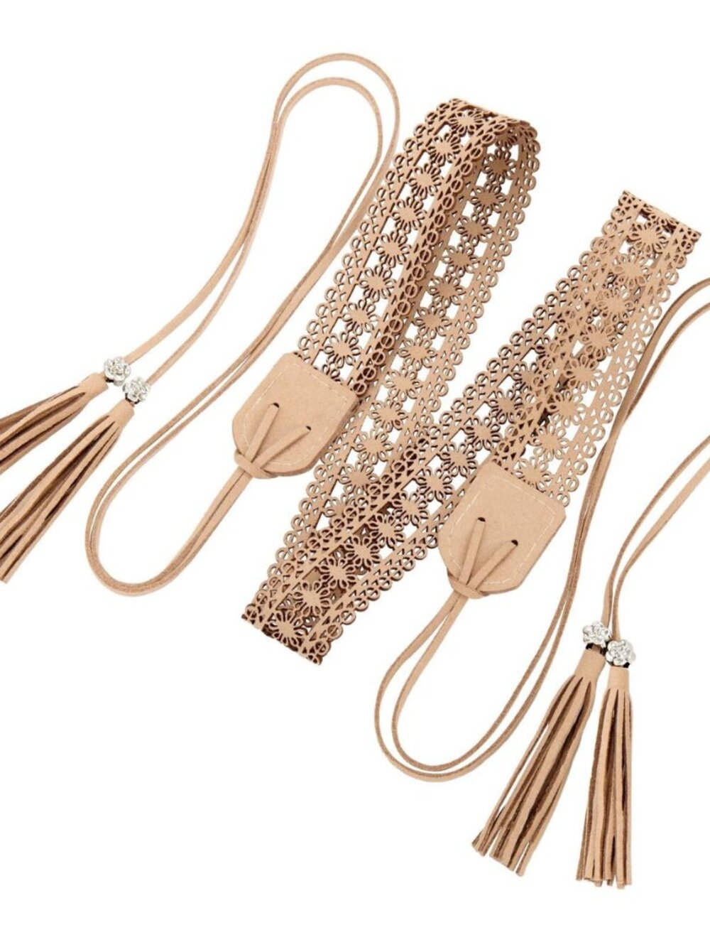 Boho Braided Tassel Belt for Women Western Ethnic Dress Belts Cowgirl Vintage